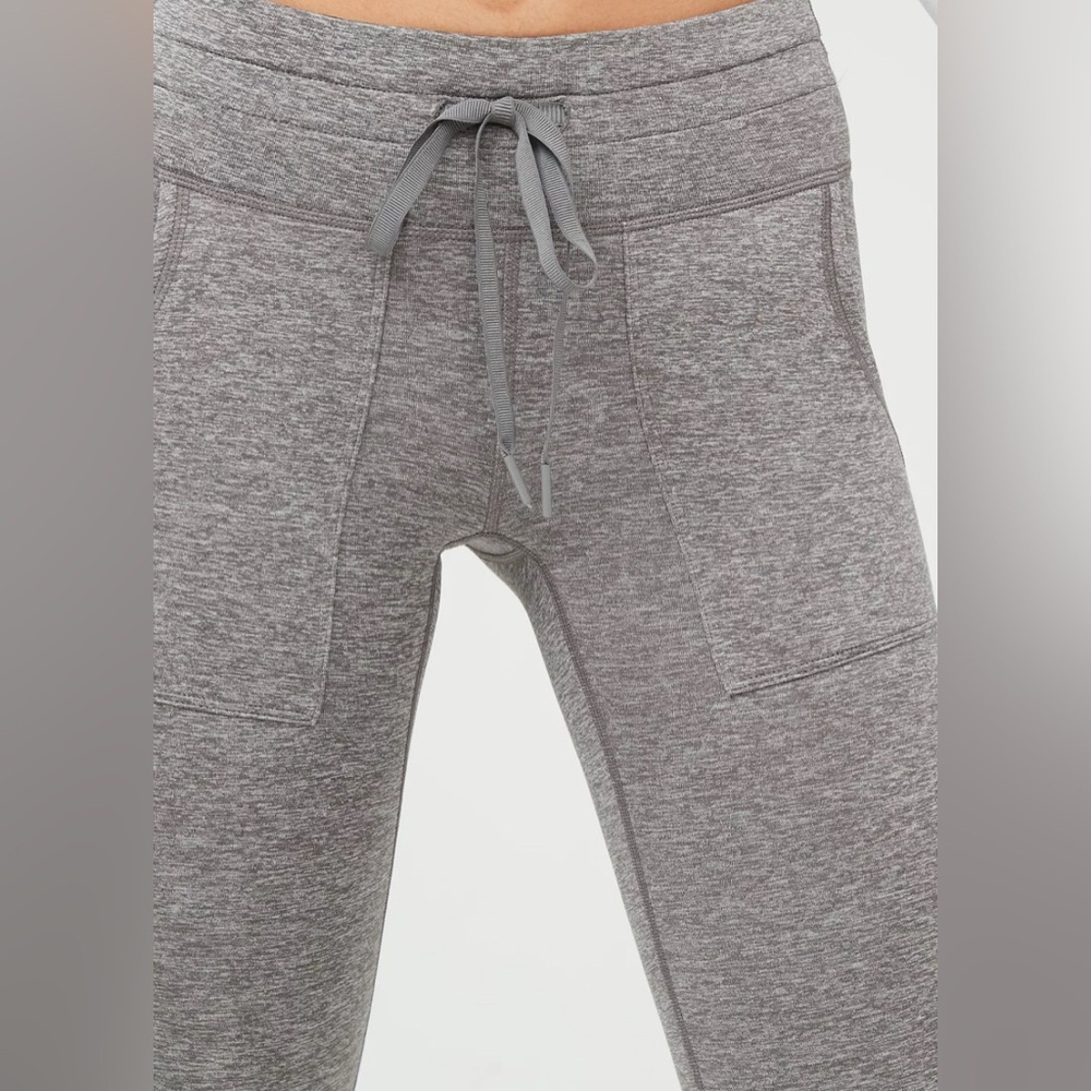 aerie Gray Marled Drawstring Joggers
